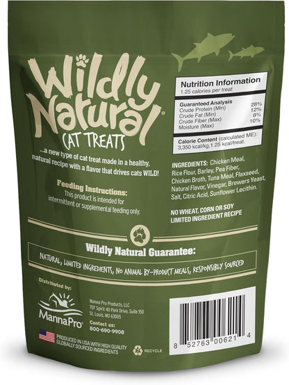Cat Treats, Low Calorie Cat Treats, No Grains, Healthy Snacks Made with Natural Ingredients, Kitten Essentials, High Protein Snack, Tuna Flavor, 2.5 Oz