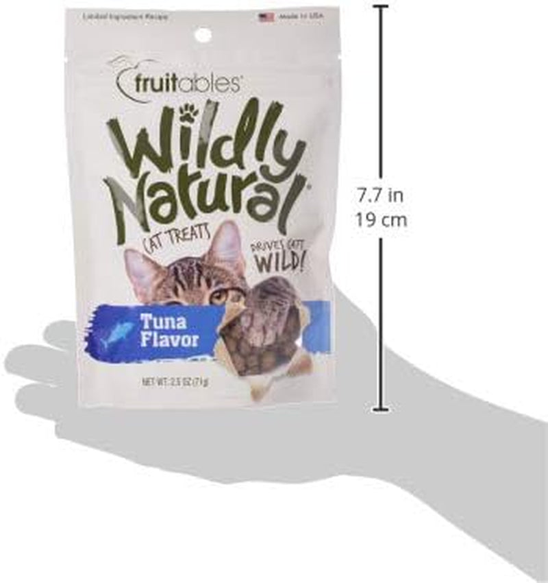 Cat Treats, Low Calorie Cat Treats, No Grains, Healthy Snacks Made with Natural Ingredients, Kitten Essentials, High Protein Snack, Tuna Flavor, 2.5 Oz