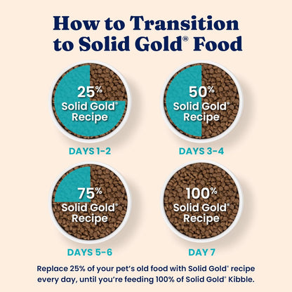 Solid Gold High Protein Dry Cat Food - Grain Free & Gluten Free Chicken Cat Dry Food W/Probiotics for Gut Health & Digestion - High Fiber & Omega 3 - Low Carb Kibble for All Ages - 6LB