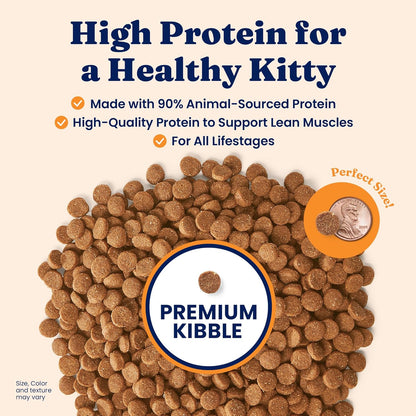 Solid Gold High Protein Dry Cat Food - Grain Free & Gluten Free Chicken Cat Dry Food W/Probiotics for Gut Health & Digestion - High Fiber & Omega 3 - Low Carb Kibble for All Ages - 6LB