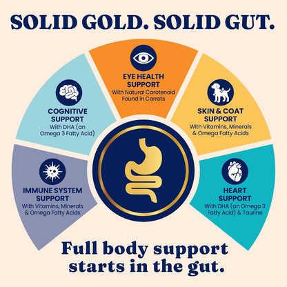 Solid Gold High Protein Dry Cat Food - Grain Free & Gluten Free Chicken Cat Dry Food W/Probiotics for Gut Health & Digestion - High Fiber & Omega 3 - Low Carb Kibble for All Ages - 6LB