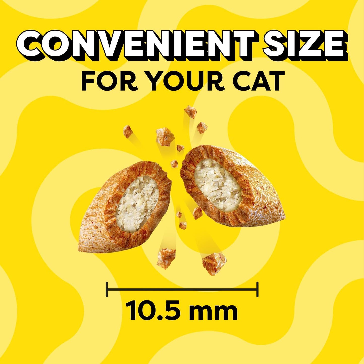 Cat Treats Classic Crunchy and Soft Cat Treats, Tasty Chicken Flavor, 6.3 Oz. Pouch (Pack of 10)