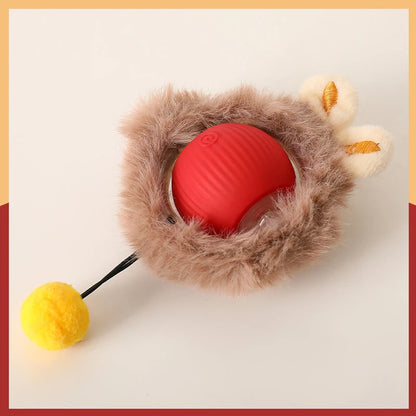 Cat Toys for Entertaining Yourself, Amusing Cat Balls, Automatic Cat Teaser, Hunting Cover for Cats, Toy Game Cover for Cats